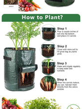 Lade das Bild in den Galerie-Viewer, Garten Kartoffel Anbau Beutel – PE Stoff Garten Pflanzer mit Griffen & Zugriffs Klappe