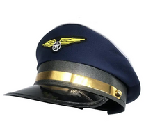 Lade das Bild in den Galerie-Viewer, Pilotenkappe für Erwachsene – Perfekt für Kostüme & Mottopartys! ✈️🎩