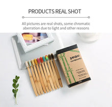 Lade das Bild in den Galerie-Viewer, Nachhaltige Mundpflege - 10er Set Bambuszahnbürsten