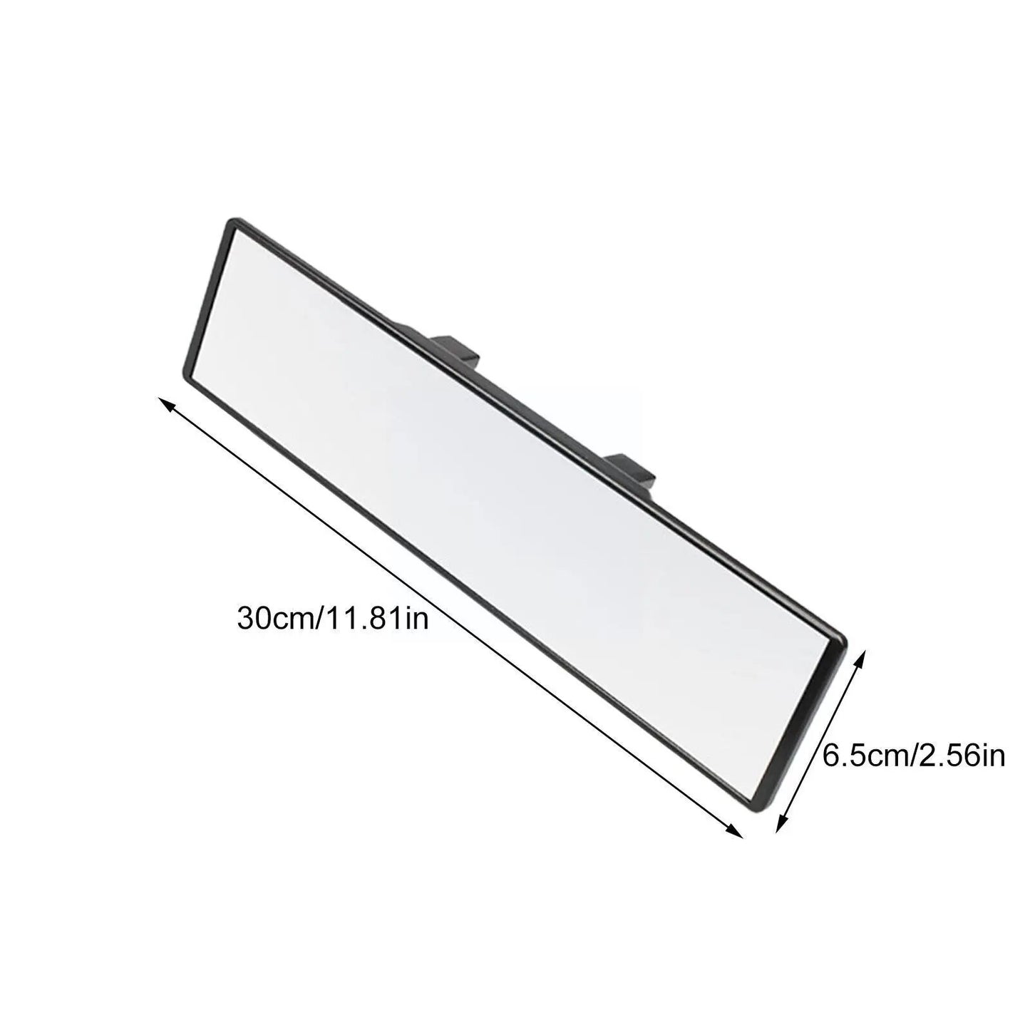 Weitwinkel Autospiegel Gebogene Innen Rückspiegel Panorama Innen Anti-Glare Clip Rückspiegel Spiegel Rück Klar R4A9