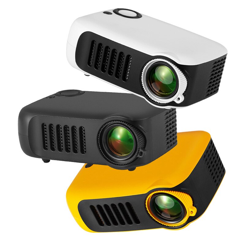 A2000 MINI Projektor Heimkino Theater Tragbare 3D LED Video Projektoren Spiel Laser Beamer 4K 1080P Über HD Port Smart TV BOX