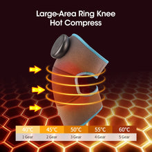 Lade das Bild in den Galerie-Viewer, Elektrisches Knie-Heizkissen mit Vibrationsmassage – 3-in-1-Wärme-, Massage- und Schutzgerät