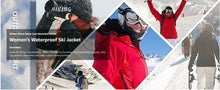 Lade das Bild in den Galerie-Viewer, TACVASEN Fleecejacke – Der Perfekte Outdoor-Begleiter. Wasserdichte, winddichte Winterjacke für Frauen