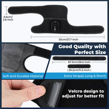 Lade das Bild in den Galerie-Viewer, Elektrisches Knie-Heizkissen mit Vibrationsmassage – 3-in-1-Wärme-, Massage- und Schutzgerät