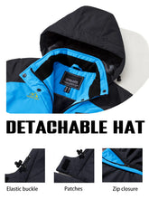 Lade das Bild in den Galerie-Viewer, TACVASEN Fleecejacke – Der Perfekte Outdoor-Begleiter. Wasserdichte, winddichte Winterjacke für Frauen