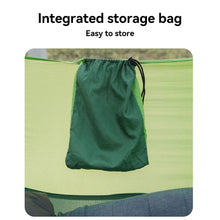 Lade das Bild in den Galerie-Viewer, Camping Hängematte – Tragbare Outdoor-Hängematte für eine Person aus Fallschirmstoff