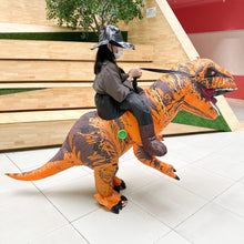 Lade das Bild in den Galerie-Viewer, Aufblasbares T-Rex Dinosaurier Kostüm – Der Star auf jeder Party! 🦖🎉
