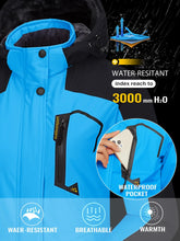 Lade das Bild in den Galerie-Viewer, TACVASEN Fleecejacke – Der Perfekte Outdoor-Begleiter. Wasserdichte, winddichte Winterjacke für Frauen