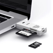 Lade das Bild in den Galerie-Viewer, 2-in-1 USB 3.0 Kartenleser - Micro SD + SD Kartenleser & USB Adapter für PC