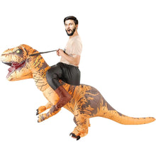 Lade das Bild in den Galerie-Viewer, Aufblasbares T-Rex Dinosaurier Kostüm – Der Star auf jeder Party! 🦖🎉