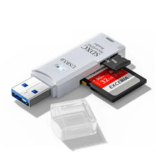 Lade das Bild in den Galerie-Viewer, USB Micros SD und SD Kartenleser weiß