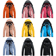 Lade das Bild in den Galerie-Viewer, TACVASEN Fleecejacke – Der Perfekte Outdoor-Begleiter. Wasserdichte, winddichte Winterjacke für Frauen