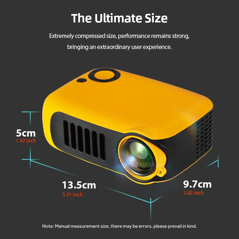 A2000 MINI Projektor Heimkino Theater Tragbare 3D LED Video Projektoren Spiel Laser Beamer 4K 1080P Über HD Port Smart TV BOX