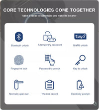 Lade das Bild in den Galerie-Viewer, Intelligenter Fingerabdruck-Türschlossgriff – Sicherheit und Komfort für Ihr Zuhause
