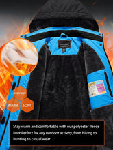 Lade das Bild in den Galerie-Viewer, TACVASEN Fleecejacke – Der Perfekte Outdoor-Begleiter. Wasserdichte, winddichte Winterjacke für Frauen