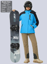 Lade das Bild in den Galerie-Viewer, TACVASEN Fleecejacke – Der Perfekte Outdoor-Begleiter. Wasserdichte, winddichte Winterjacke für Frauen