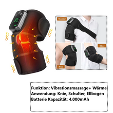 Lade das Bild in den Galerie-Viewer, Elektrisches Knie-Heizkissen mit Vibrationsmassage – 3-in-1-Wärme-, Massage- und Schutzgerät