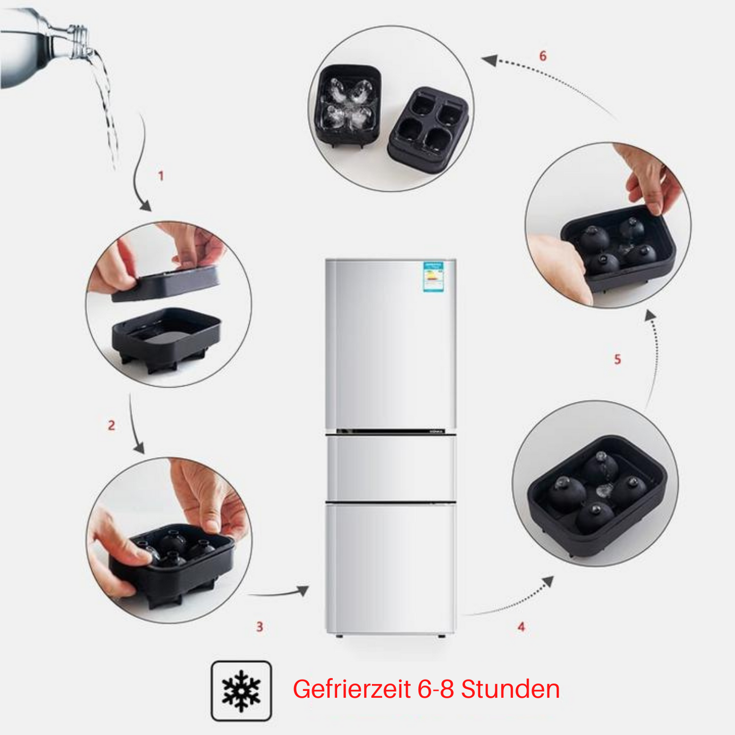 Scully - Schädelform für Eiswürfel
