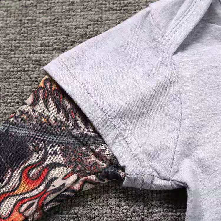 BigKids - Unisex Baby Body mit Tattoo-Ärmeln