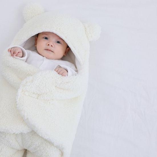 Baby-Wickeldecke aus Baumwolle, süßer Schlaf-Umschlag