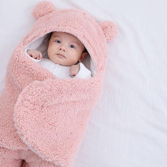 Baby-Wickeldecke aus Baumwolle, süßer Schlaf-Umschlag