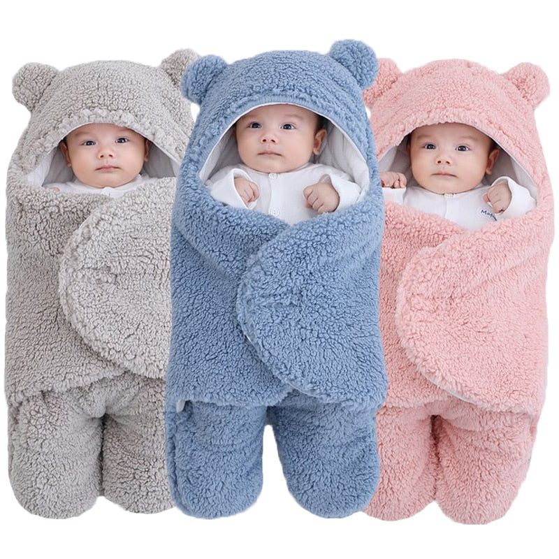 Baby-Wickeldecke aus Baumwolle, süßer Schlaf-Umschlag