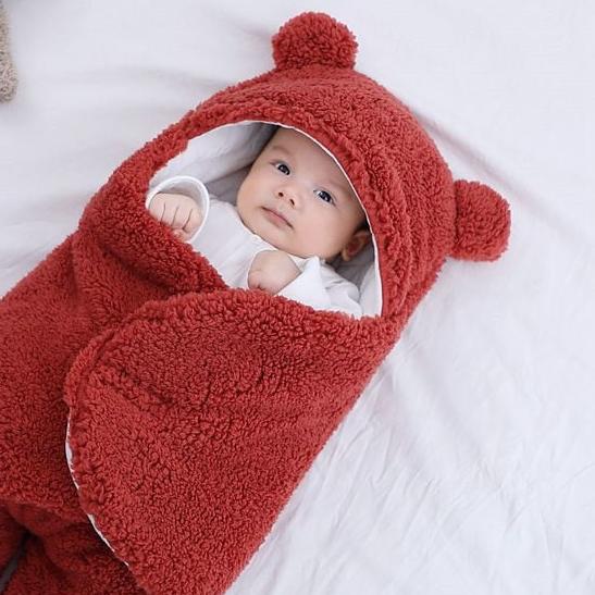 Baby-Wickeldecke aus Baumwolle, süßer Schlaf-Umschlag