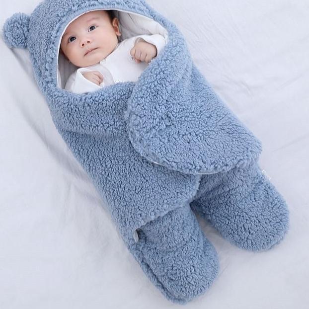 Baby-Wickeldecke aus Baumwolle, süßer Schlaf-Umschlag