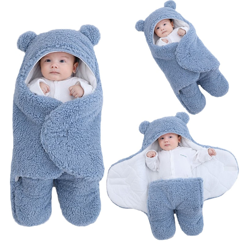 Baby-Wickeldecke aus Baumwolle, süßer Schlaf-Umschlag