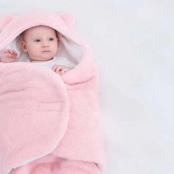 Baby-Wickeldecke aus Baumwolle, süßer Schlaf-Umschlag