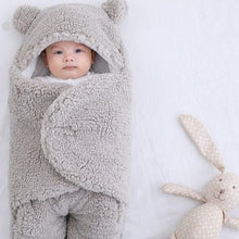 Lade das Bild in den Galerie-Viewer, Baby-Wickeldecke aus Baumwolle, süßer Schlaf-Umschlag