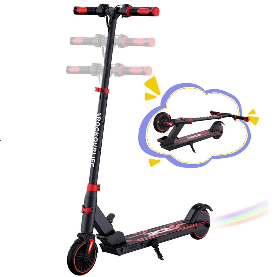 RCB R15 Elektroroller für Kinder (8–12-16 Jahre) – 20 km/h, 16 km Reichweite, Höhenverstellbar