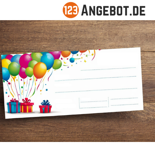 Geschenkgutschein zu einem besonderen Anlass -per E-Mail-