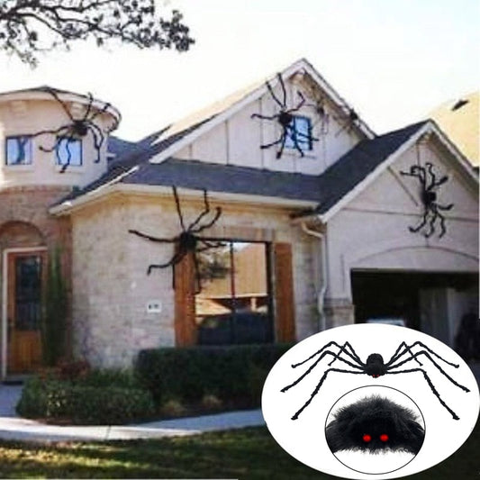 30cm-200cm Halloween Riesen Spinnen, Halloween Dekoration für Innen und Außen